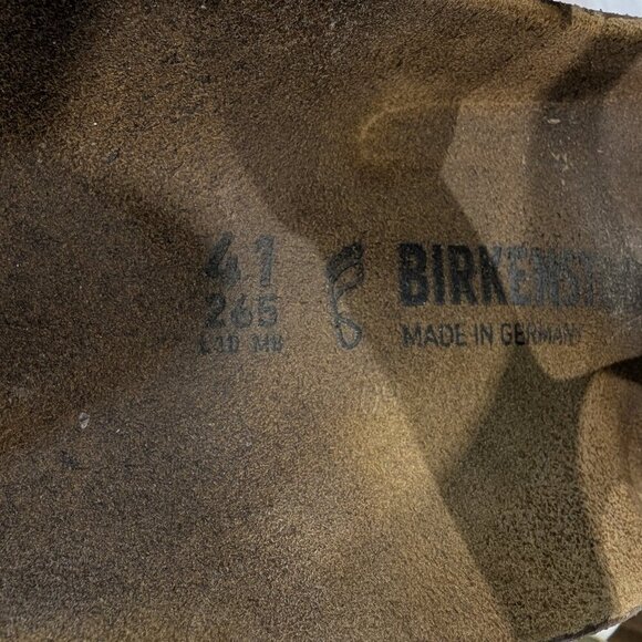 Birkenstock Gizeh White Patent Leather Thong Sandals - Women's Size 41 - Picture 3 of 7